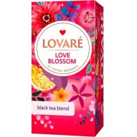 Чай черный Lovare с фруктами, ягодами и лепестками цветов, 24 шт